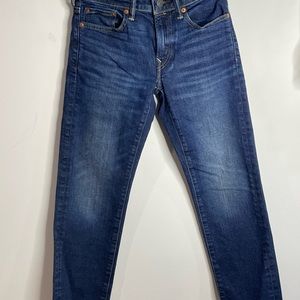 American Eagle Outfitters Blue Airfle+ Straight Jeans Mens Sz 26x25 (Tag 26x28)